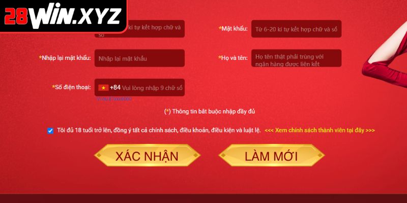 Đăng Ký 28Win – Hướng Dẫn Tham Gia Cược Trực Tuyến Dễ Dàng 2 Kích hoạt tài khoản thành công