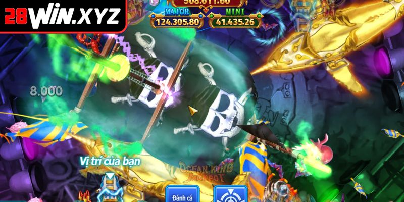 Hệ thống sảnh chơi trong Ocean King Jackpot